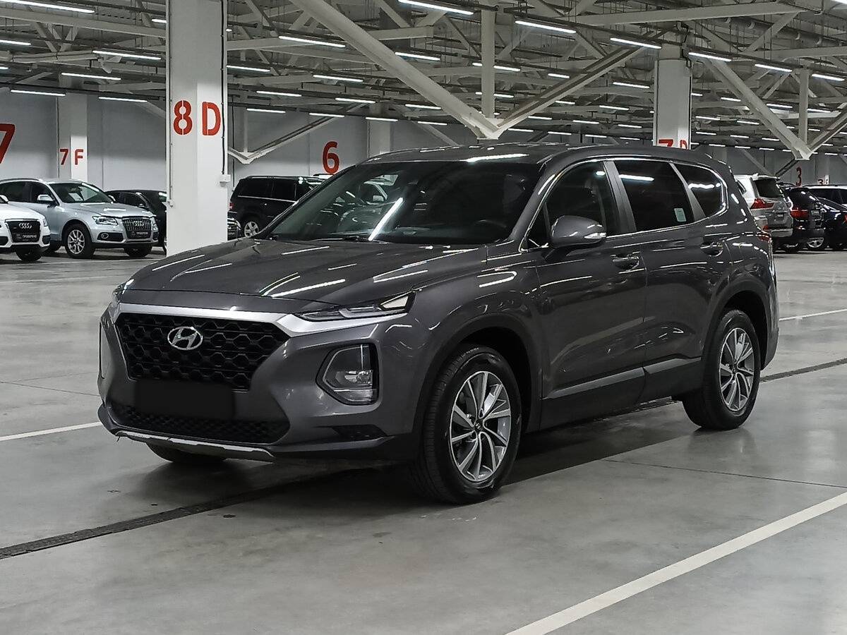 Hyundai Santa Fe 2019 года с пробегом. Посмотреть фото