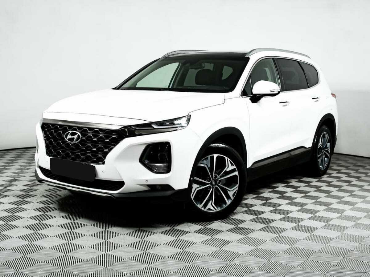 Hyundai Santa Fe 2020 года с пробегом. Посмотреть фото