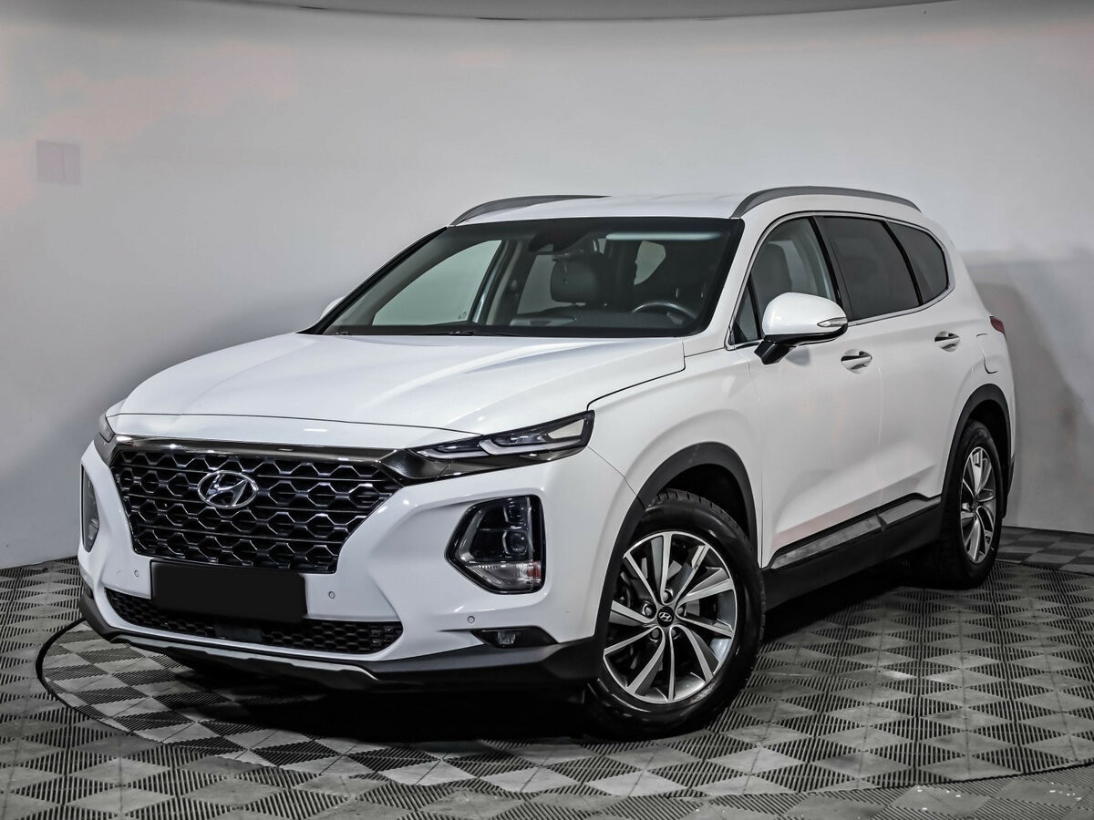Hyundai Santa Fe 2020 года с пробегом. Посмотреть фото