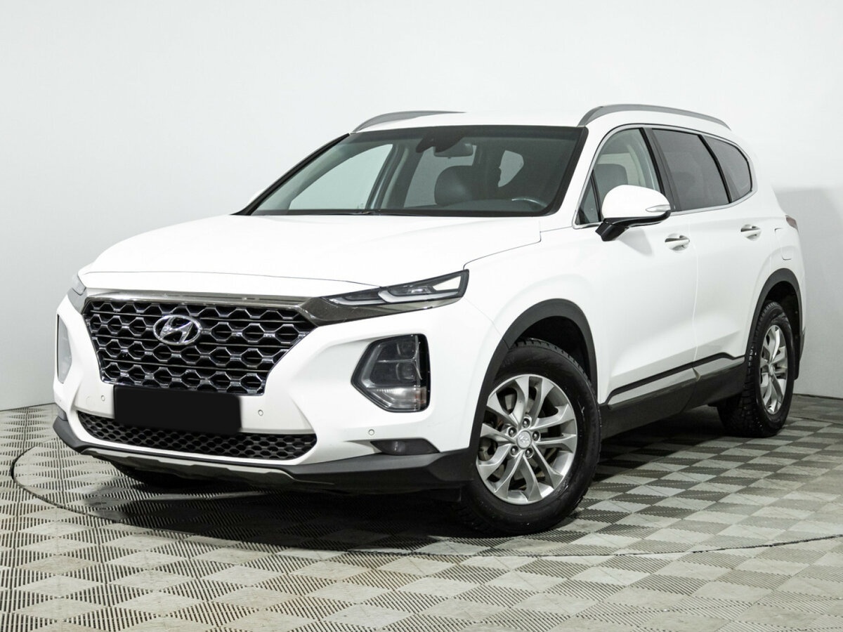 Hyundai Santa Fe 2020 года с пробегом. Посмотреть фото