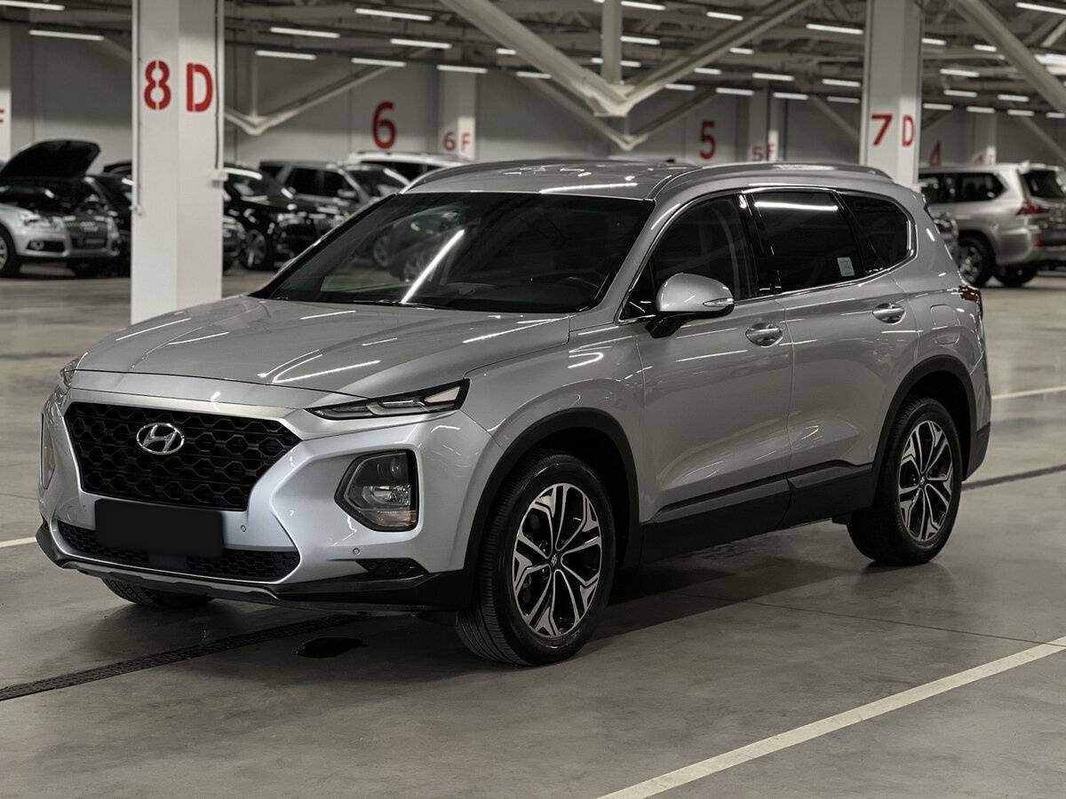 Hyundai Santa Fe 2019 года с пробегом. Посмотреть фото