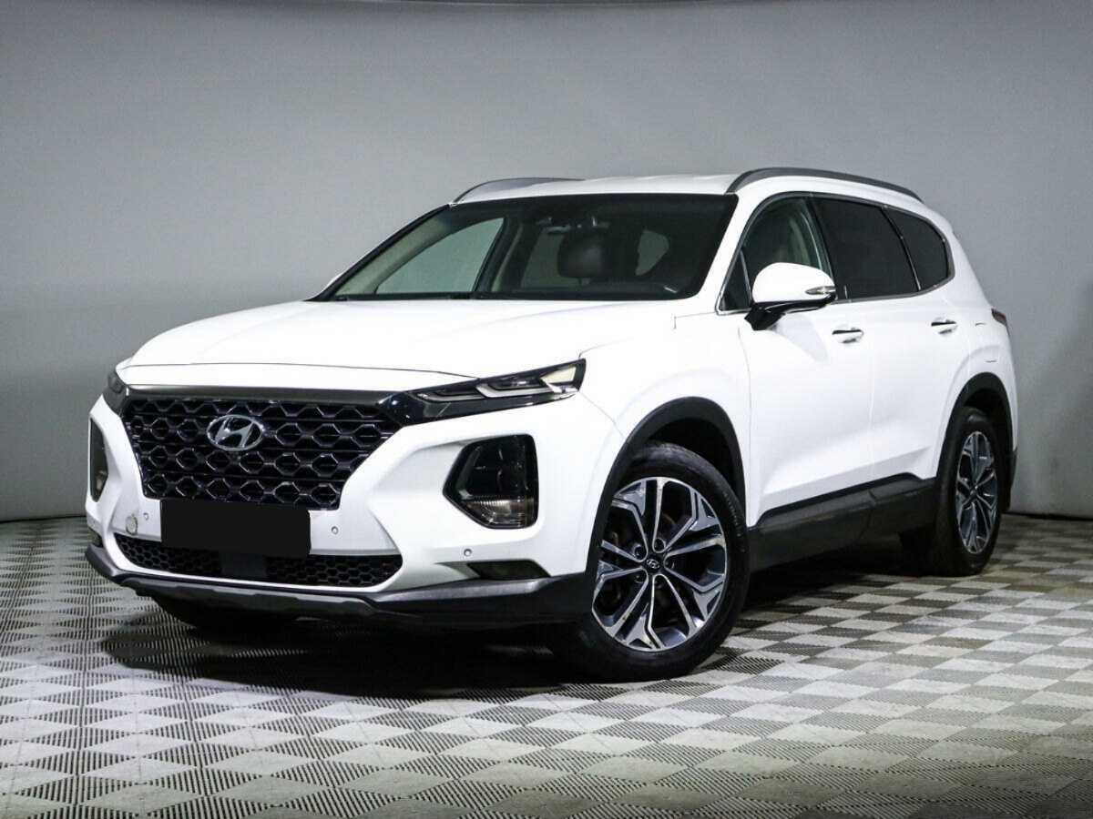 Hyundai Santa Fe 2020 года с пробегом. Посмотреть фото