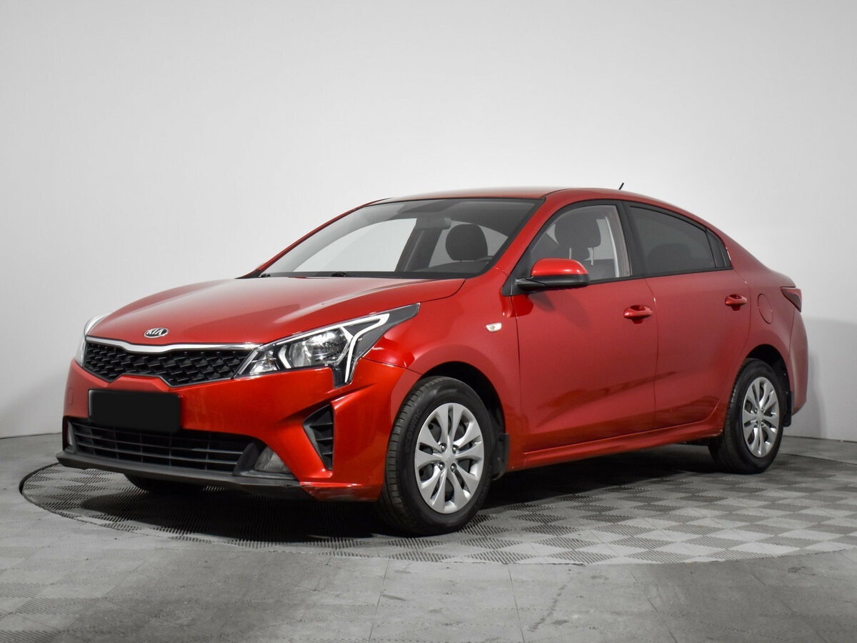 Kia Rio 2021 года с пробегом. Посмотреть фото