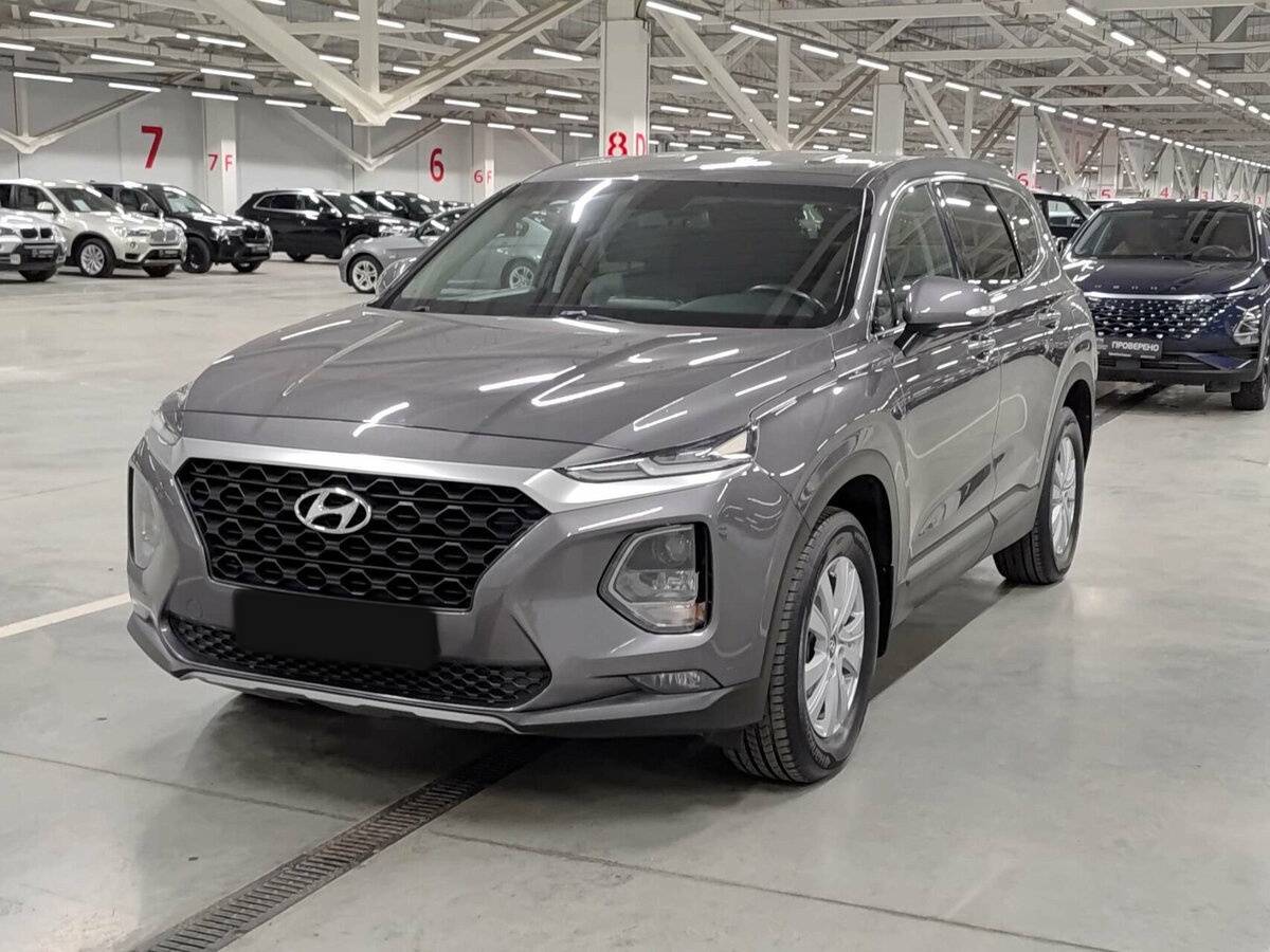 Hyundai Santa Fe 2019 года с пробегом. Посмотреть фото